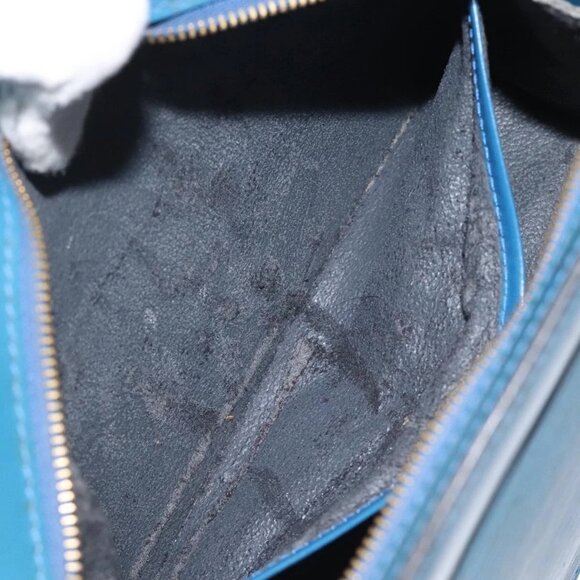 LOUIS VUITTON Epi Trousse Crete Pouch Blue M48405 LV Auth - Picture 13 of 16